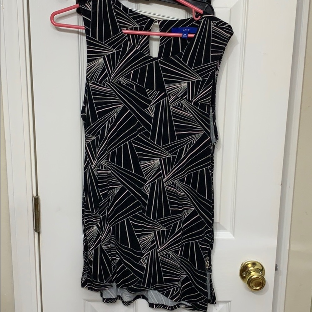 Apt 9 Shirt with zippered sides